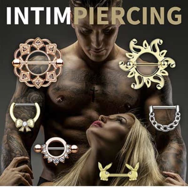 Mit diesem Intimschmuck liegst Du voll im Trend! ✓ Brustwarzenpiercing ✓ Nippelringe ✓ Günstige Preise & Gratisversand ab 20 € ✓ Riesen Auswahl