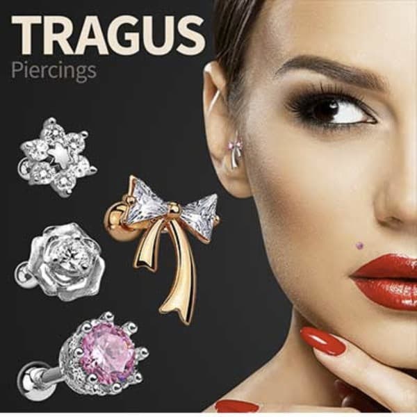 Riesen Auswahl an Tragus Schuck zu sehr günstigen Preisen ✓ Gratisversand ab 20 € ✓ Daith-Piercing in verschiedene Stylen, Formen und Farben