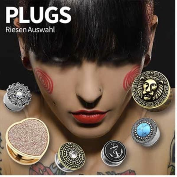 Dein Styling! ✓ Bestelle schnell und einfach Dein Plug-Tunnel! ✓ Günstige Preise ✓ Große Auswahl ✓ Hochwertige Qualität ✓ Für geweitete Ohrpiercings