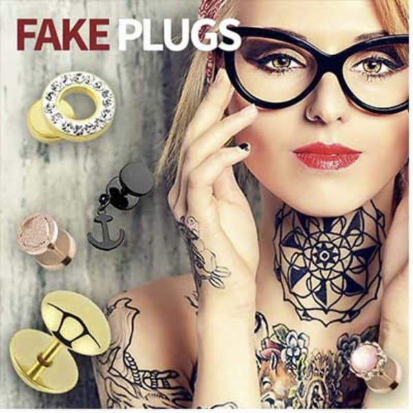 Mit diesen eingelassenen Kristallen für das besondere "Bling!" wird Dein Fake-Piercing edel und besonders stylisch! 