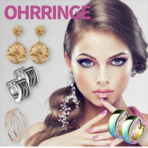 Mit Sicherheit findest Du Ohrrstecker und Creolen, die zu Deinem Outfit passen! ✓ Riesen Auswahl und Top-Günstig! ✓ Bestelle jetzt Deine Ohrringe günstig!