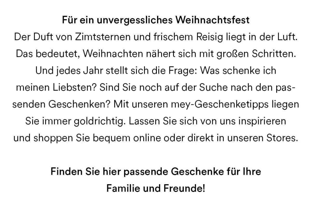Für ein unvergessliches Weihnachtsfest