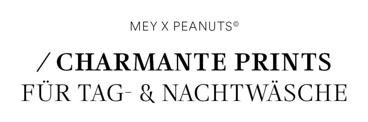 Charmante Prints für Tag- & Nachtwäsche