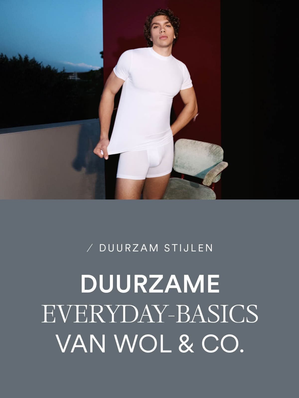 Duurzame everyday-basics van wol & co.