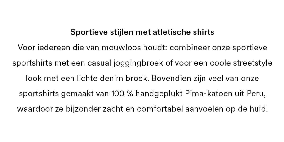 Sportieve stijlen met atletische shirts