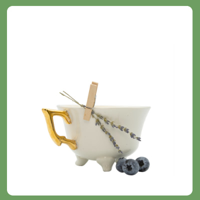 Lavender Blueberry Latte