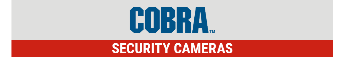 Cobra Security Cameras