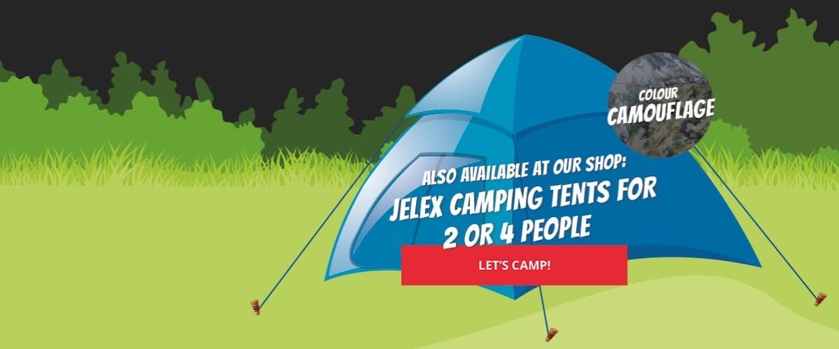 JELEX Outdoor Nature Easy Up 2 Person Camping Tent