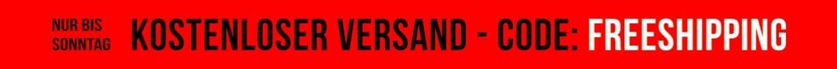 kostenloser Versand bis Sonntag