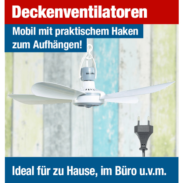 Mobile Deckenventilatoren