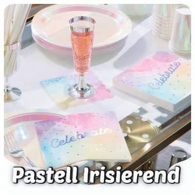 Rosa Irisierende Party Deko