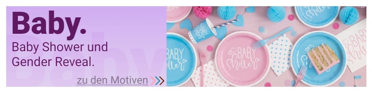 Baby Shower - Party Deko