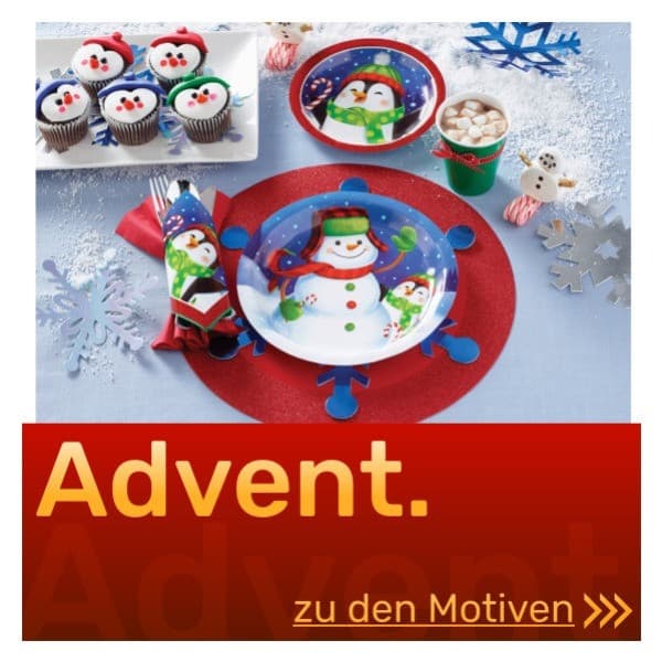 Weihnachts und Advents Deko für Deine private Feier zu Hause